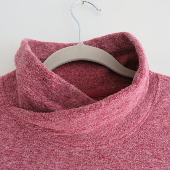 DULUTH TRADING CO Frost Lake Fleece Tunic Raspberry Red Outdoor Gorpcore Sz S - Picture 5 of 15